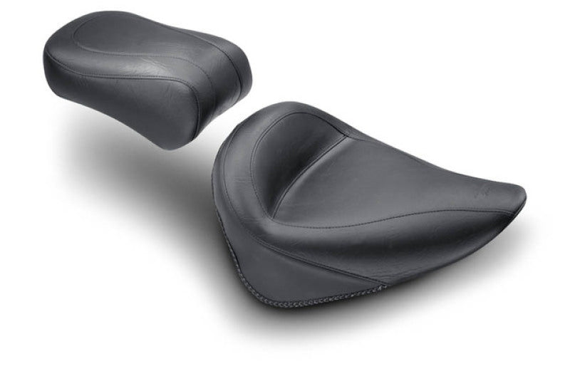 Mustang Motorcycle Mustang 00-15 Harley Softail Standard Rear Tire Standard Touring Solo Seat - Black 76177 76177 Photo - Primary