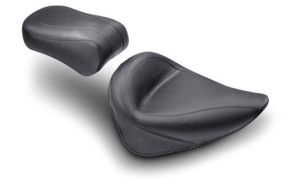 Mustang Motorcycle Mustang 00-15 Harley Softail Standard Rear Tire Standard Touring Solo Seat - Black 76177 76177 Photo - Primary