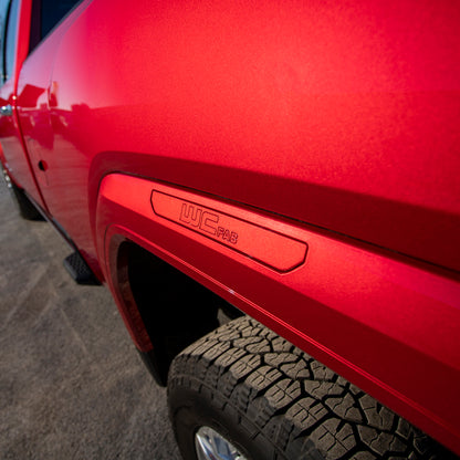 Wehrli 2020+ GMC 2500/3500HD Fender Flare Marker Light Delete Kit w/o Logo - Raw Finish WCF100391 WCF100391 User 1