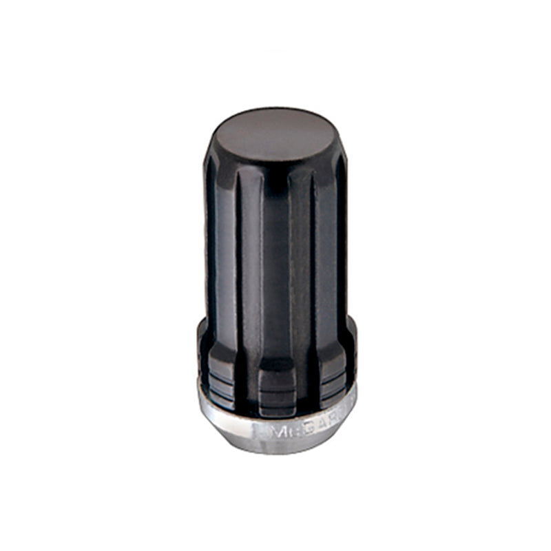 McGard SplineDrive Lug Nut (Cone Seat) M14X1.5 / 1.648in. Length (Box of 50) - Black (Req. Tool) 65037 65037 Photo - Primary