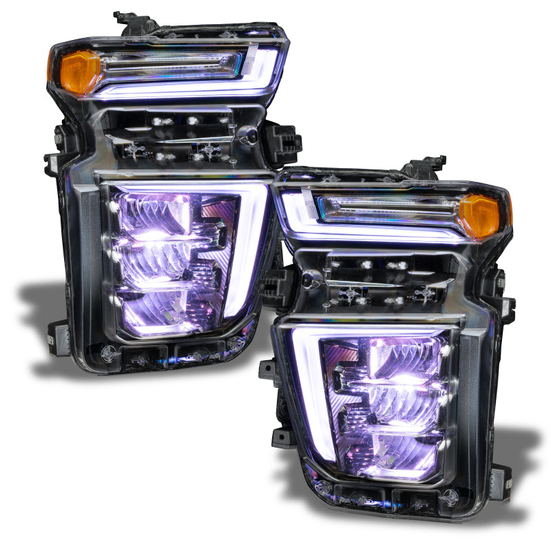 ORACLE Lighting Oracle 20-21 Chevy Silverado HD 2500/3500 RGB Headlight Demon Eye Kit - ColorSHIFT w/o Controller 1453-334 1453-334 Photo - out of package