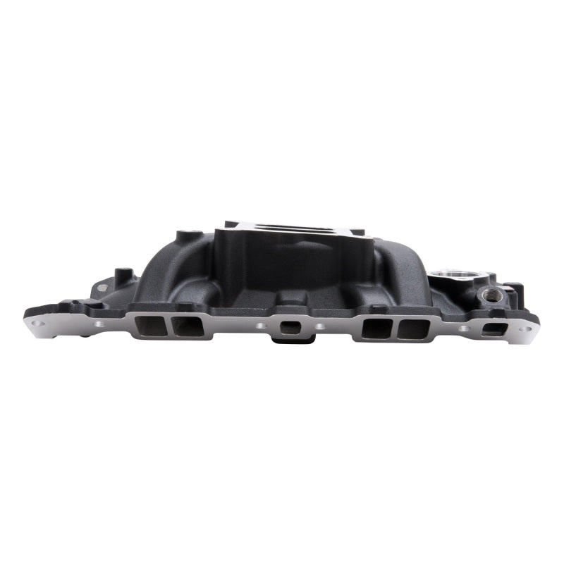 Edelbrock Intake Manifold Performer EPS SBC w/Oil Fill Tube & Breather Black 27033 Photo - Unmounted