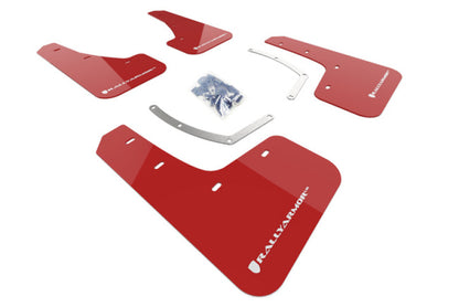 Rally Armor  18-19 Subaru Ascent UR Red Mud Flap w/ White Logo MF49-UR-RD/WH Photo - Primary