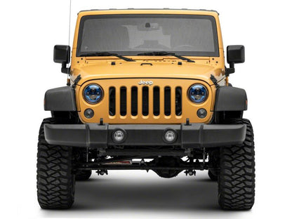 Raxiom 07-18 Jeep Wrangler JK 7-In LED Headlights- BlueHousing- Clear Lens J154696 J154696 Photo - Close Up