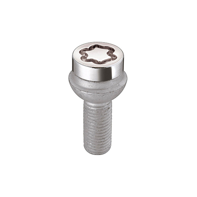 McGard Wheel Lock Bolt Set - 4pk. (Radius Seat) M12X1.5 / 17mm Hex / 20.6mm Shank Length - Chrome 28176 28176 Photo - Primary
