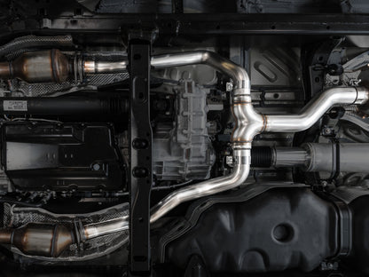 AWE Tuning AWE 0FG Exhaust for 3rd Gen Toyota Tundra - Dual Chrome Silver Tips 3015-32063 3015-32063 Photo - Mounted