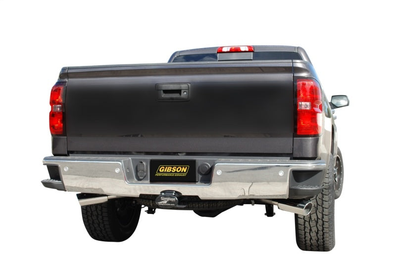 Gibson 14-18 GMC Sierra 1500 Denali 6.2L 3.5in/2.25in Cat-Back Dual Extreme Exhaust - Stainless 65665 65665 Photo - Mounted