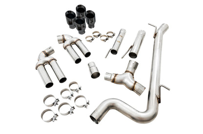 AWE Tuning Audi 8V S3 Track Edition Exhaust w/Diamond Black Tips 102mm 3015-43150 3015-43150 Photo - out of package