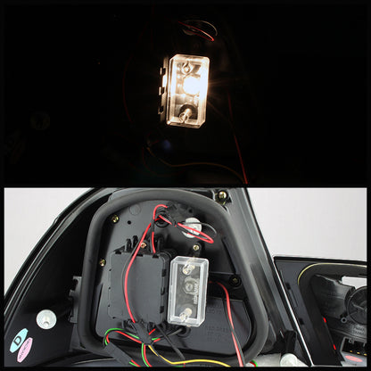 Spyder BMW E46 00-03 2Dr Coupe Light Bar LED Tail Lights Red Clear ALT-YD-BE4600-LBLED-RC 5073822 5073822 User 1