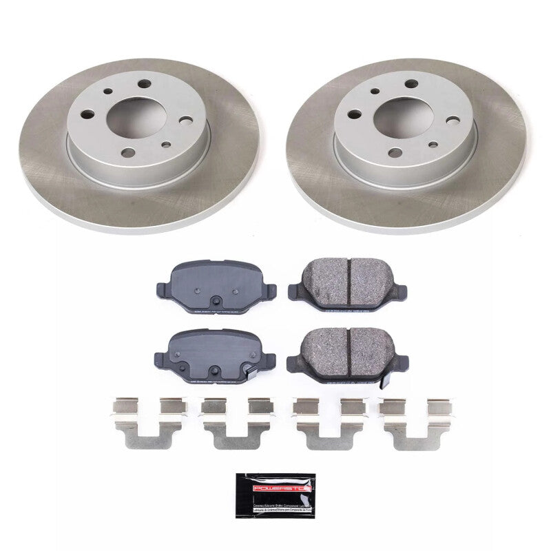 PowerStop Power Stop 12-19 Fiat 500 Rear Semi-Coated Rotor Kit SC6292 SC6292 Photo - Primary