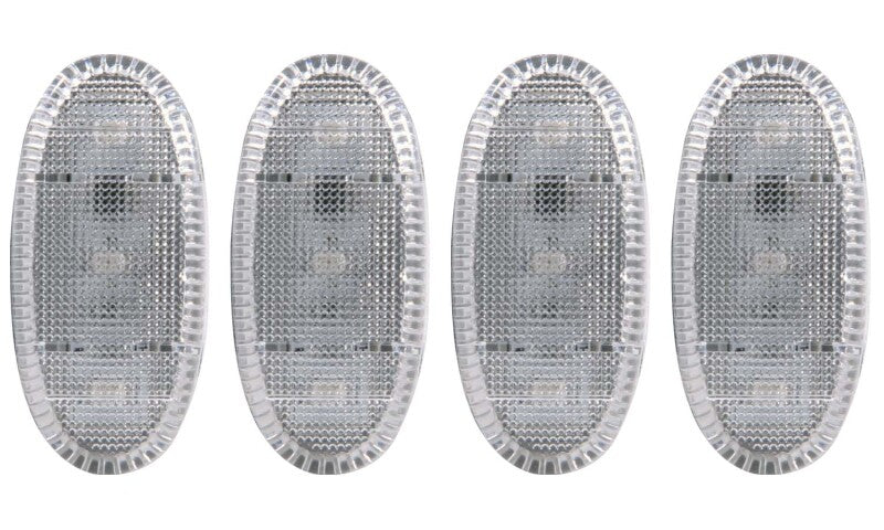 Anzo 2011-2016 Ford F-350 LED Fender Light Kit Clear 2pc Amber / 2pc Red 861108 Photo - Primary