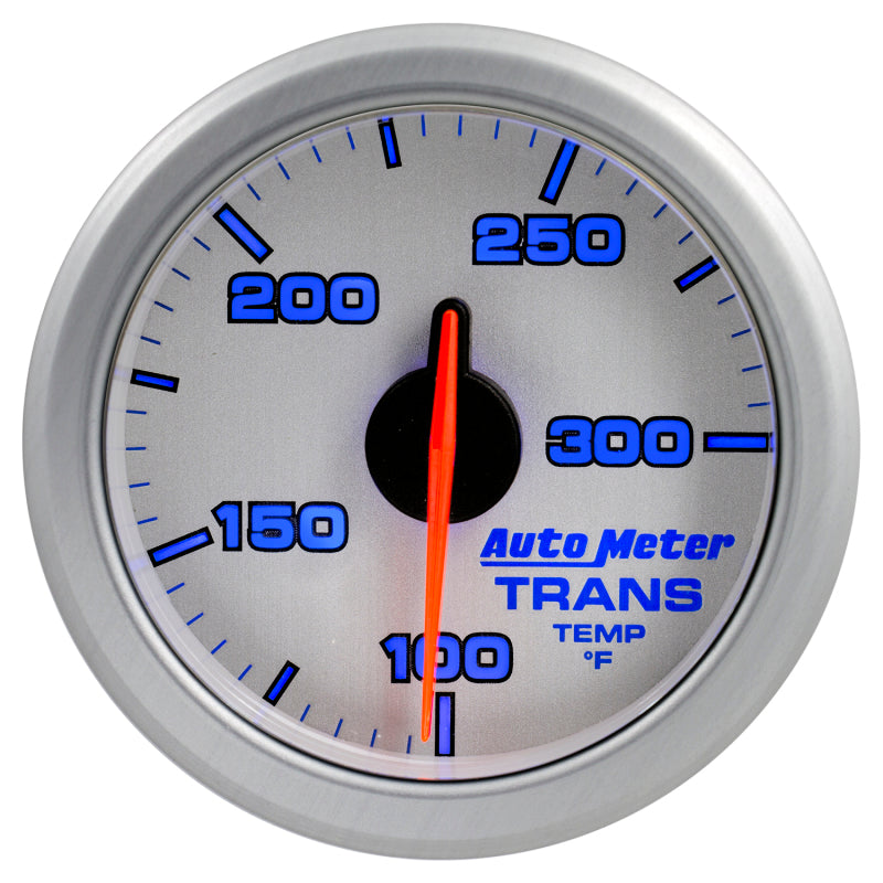 Autometer 2-1/16" Trans Temp, 100-300`F, Airdrive, Silver 9157-UL User 6