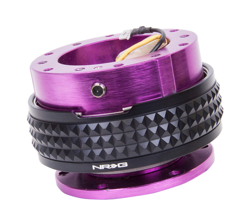 NRG Quick Release Kit - Pyramid Edition - Purple Body / Black Pyramid Ring SRK-210PP/BK SRK-210PP/BK Photo - Primary