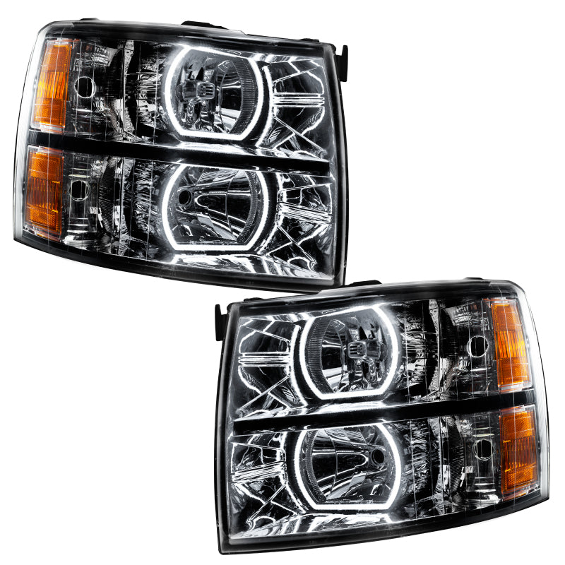ORACLE Lighting Oracle 07-13 Chevrolet Silverado SMD HL - Black - Square - ColorSHIFT w/ BC1 Controller 8189-335 8189-335 Photo - out of package