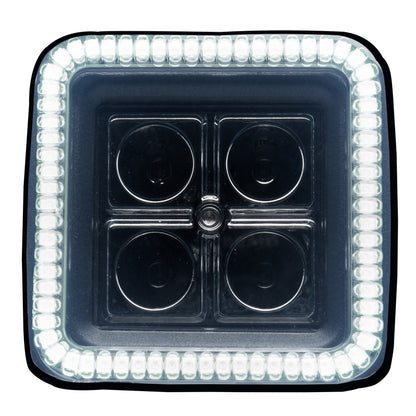 ORACLE Lighting Oracle Off-Road 3in W Square Spotlight with Halo - White 5777-001 5777-001 Photo - in package