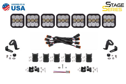 Diode Dynamics SS5 Sport Universal CrossLink 7-Pod Lightbar - Yellow Combo DD6801 DD6801 User 7