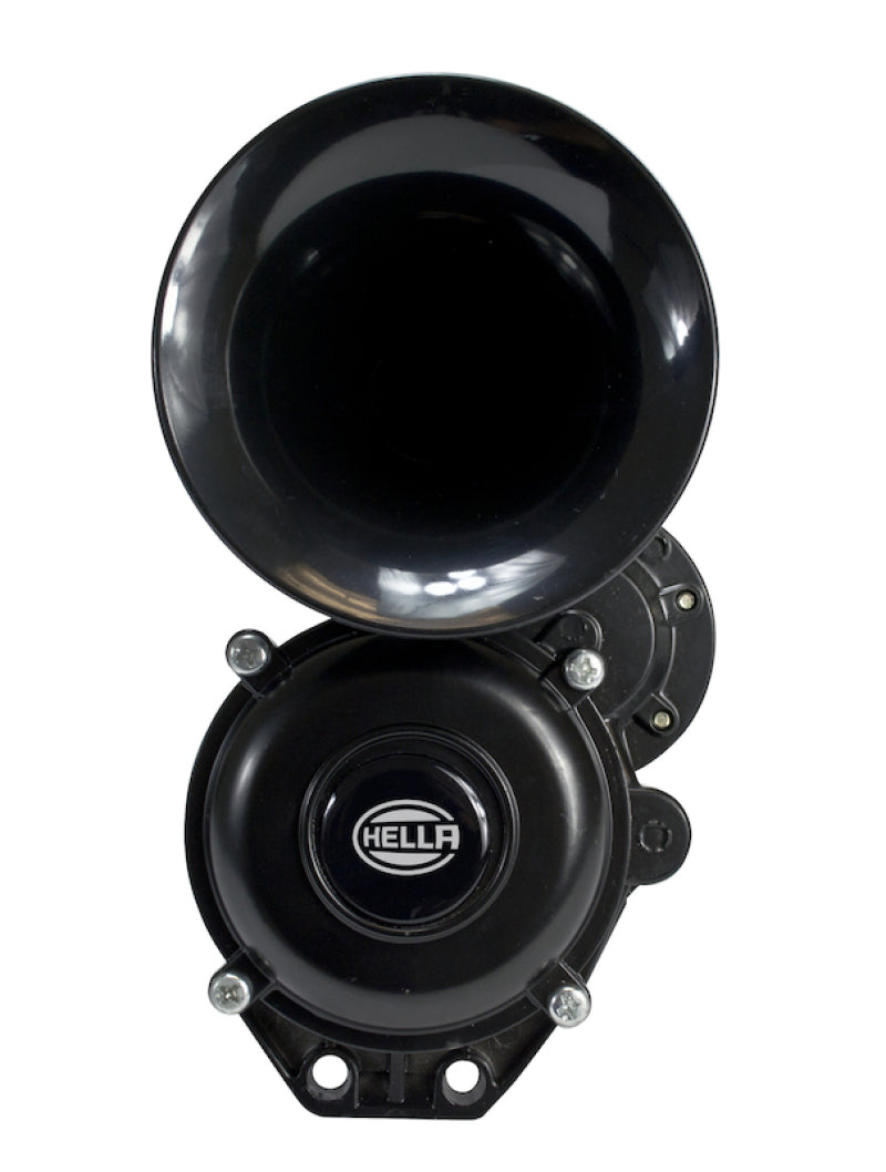 Hella Horn Kit Bx Black Air 1Tone 12/24V 013410011 013410011 Photo - Close Up