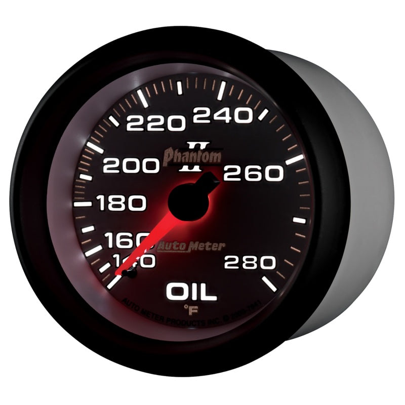 AutoMeter Gauge Oil Temp 2-5/8in. 140-280 Deg. F Mechanical Phantom II 7841 7841 User 3