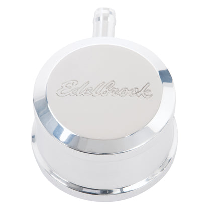 Edelbrock Pcv For Valve Cover, Aluminum, Round Push In With 90-degree Port 4407 Photo - Primary