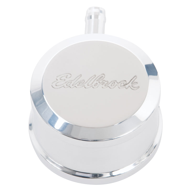 Edelbrock Pcv For Valve Cover, Aluminum, Round Push In With 90-degree Port 4407 Photo - Primary