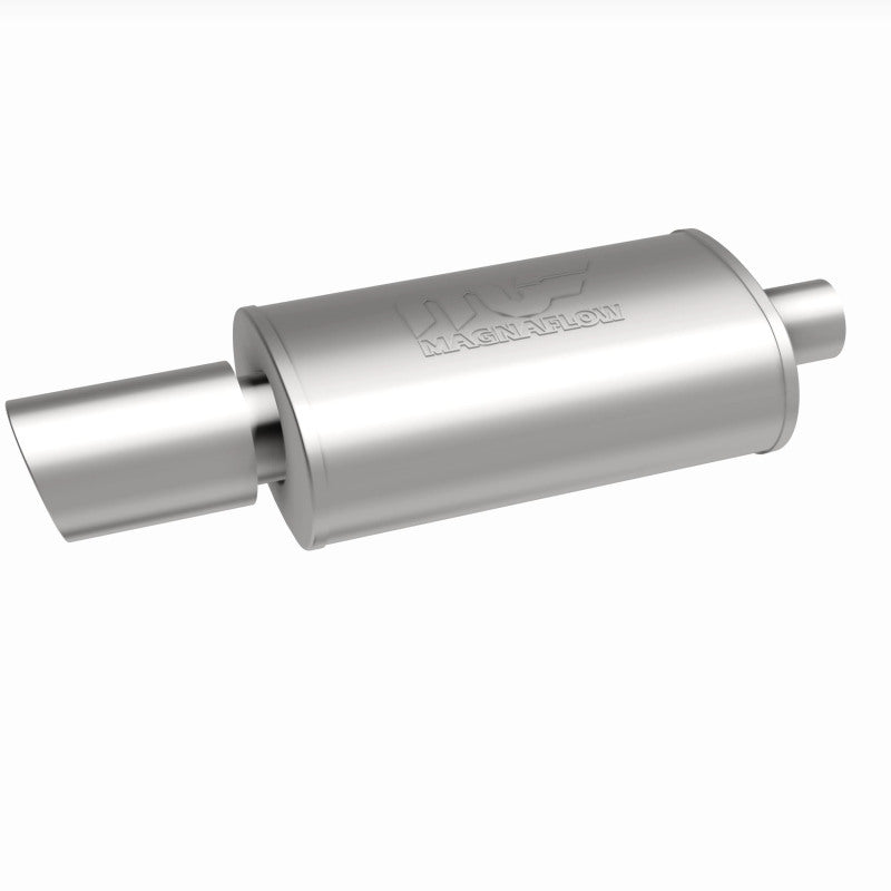 MagnaFlow 5" X 8" Oval Center/Center Performance Muffler With Tip 14829 360 Degree Image Set
