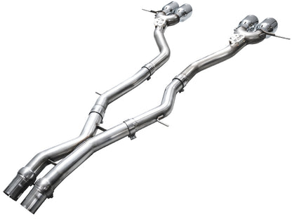 AWE Tuning 23-24 BMW G87 M2 Track Edition Exhaust - Chrome Silver Tips 3020-42487 3020-42487 Photo - out of package