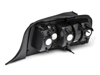 Raxiom 05-09 Ford Mustang Coyote Tail Lights- Chrome Housing - Red/Clear Lens 49123 49123 Photo - Close Up
