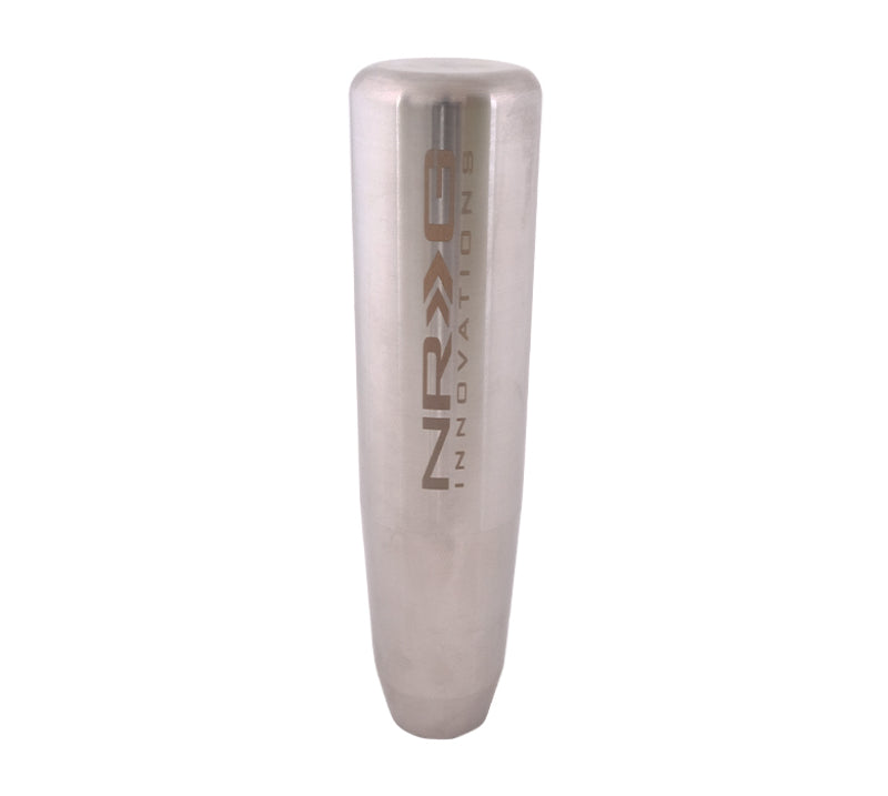 NRG Universal Short Shifter Knob - 5in. Length / Heavy Weight 1.27Lbs. - Silver SK-480SL SK-480SL Photo - Primary