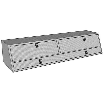Westin/Brute Contractor TopSider 96in w/ Doors - Aluminum 80-TBS200-96D 80-TBS200-96D Photo - Unmounted