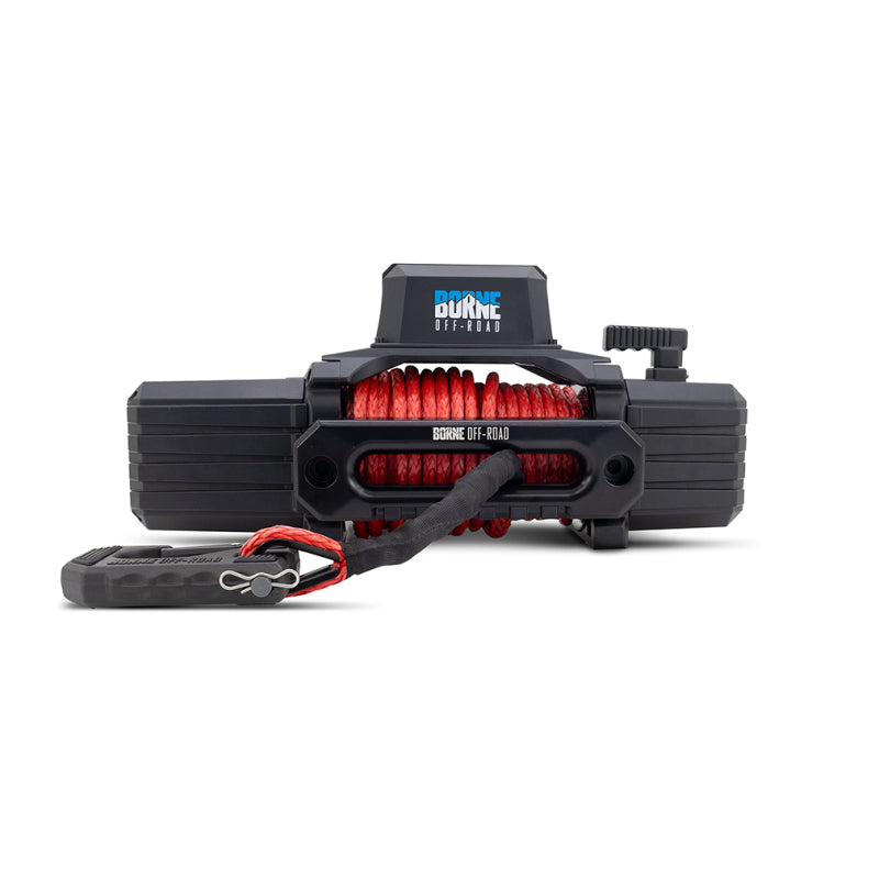 Borne Off-Road 10K Winch - Red Synthetic Rope BNWN-10-SRD BNWN-10-SRD Photo - Primary