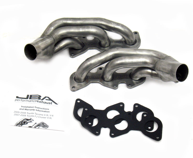 JBA 03-09 Toyota 4.0L V6 w/o A.I.R. 1-1/2in Primary Raw 409SS Cat4Ward Header 2035S 2035S Photo - Primary