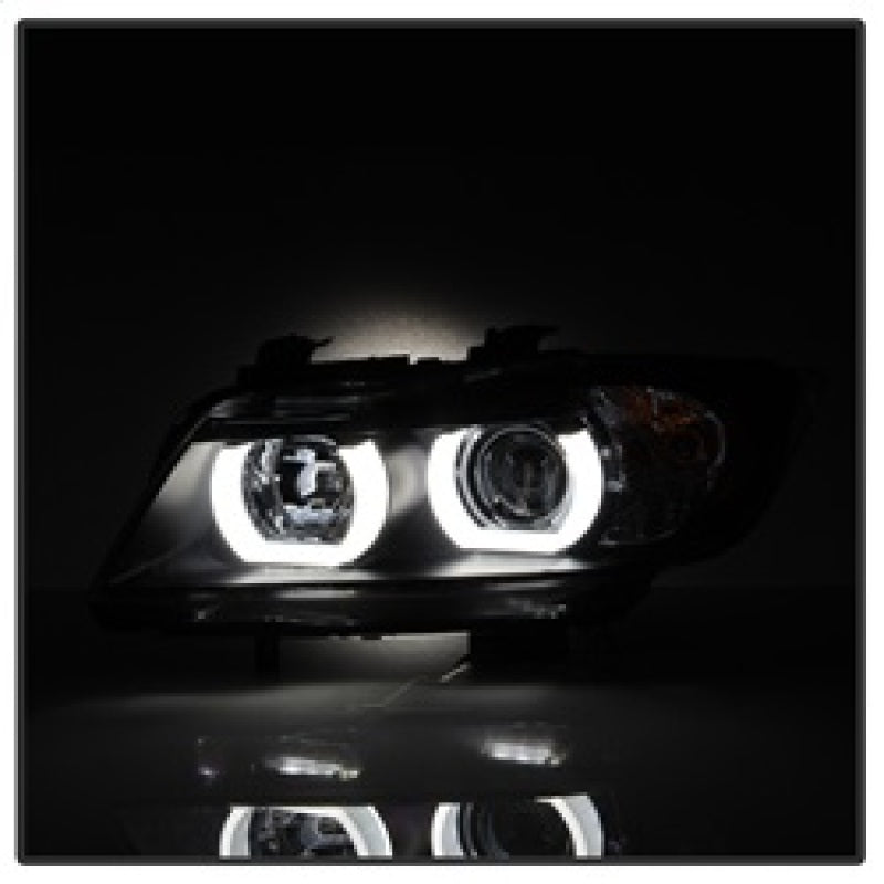 Spyder BMW E90 3-Series 06-08 4DR Headlights - Halogen Model Only - Black PRO-YD-BMWE9005V2-AM-BK 5083432 5083432 Photo - Unmounted