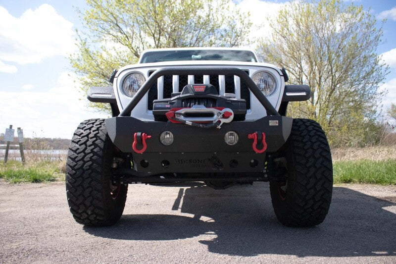 Fishbone Offroad 2018+ Jeep Wrangler JL/JLU/2020+ Gladiator JT  Alum Front Fender Flares  - Black FB33455F FB33455F Photo - lifestyle view