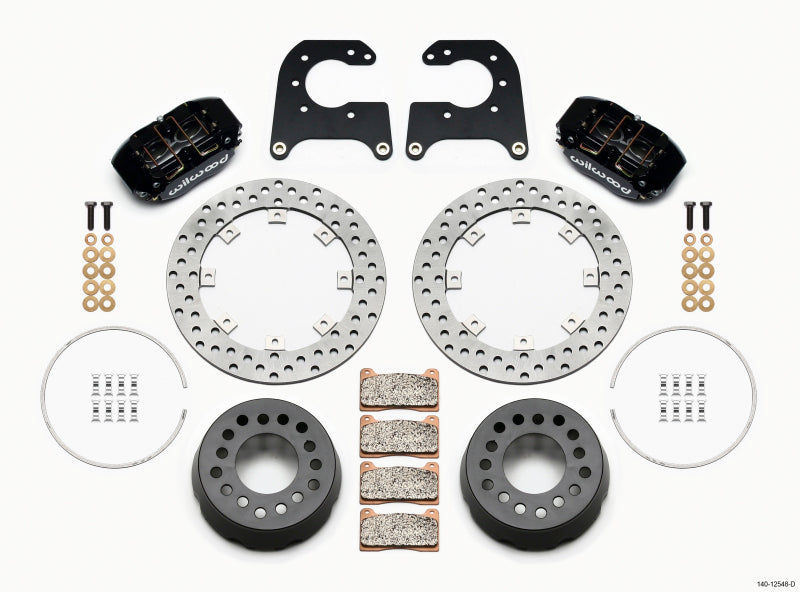 Wilwood Dynapro Lug Mount Single Rear Dynamic Kit SA Drilled 58-64 Olds/Pont 1/2in Studs 140-12548-D 140-12548-D Photo - Primary