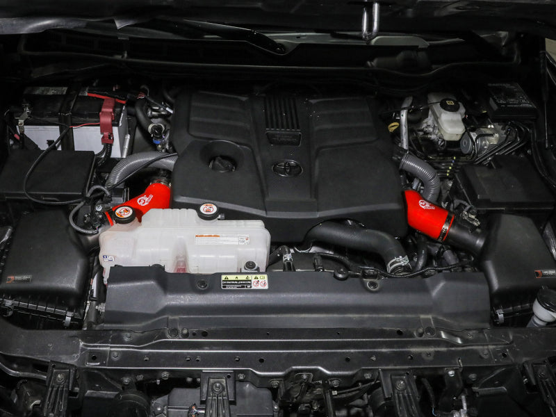 aFe Super Stock Induction System Pro DRY S Media Jeep 22-23 Toyota Tundra V6-3.4L (tt) 55-10019DR 55-10019DR Photo - Mounted