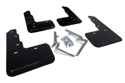 Rally Armor  17-18 Honda Civic Type R (Type R Only) UR Black Mud Flap MF47-UR-BLK/DGRY Photo - Primary