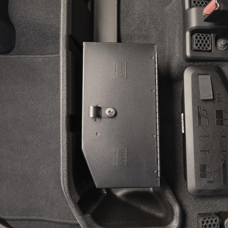 Tuffy Products Tuffy Jeep Gladiator Compact Underseat Lockbox W/ Keyed Lock 368-01 368-01 Photo - Close Up