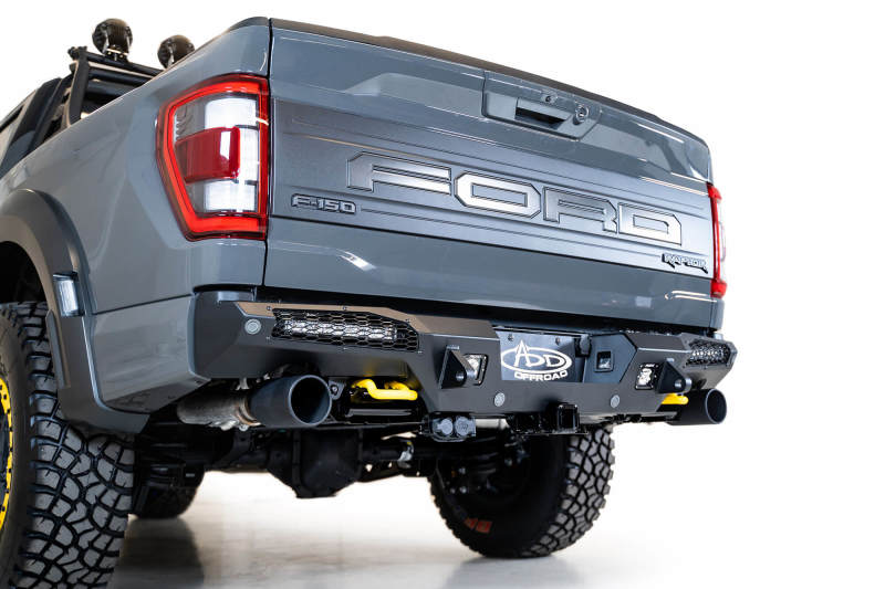 Addictive Desert Designs 21-22 Ford Raptor HoneyBadger Rear Bumper R210151430103 R210151430103 Photo - Primary