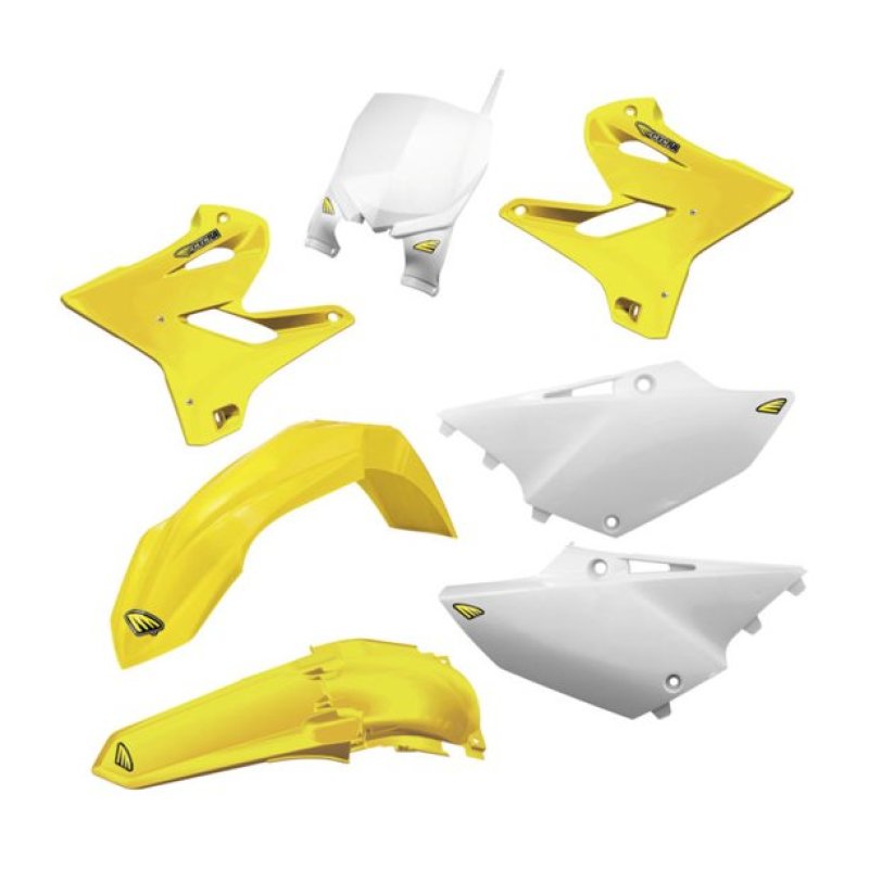 Cycra 14-18 Yamaha YZ250F/14-17 YZ450F Powerflow Body Kit Gold/White 1CYC-9316-66W