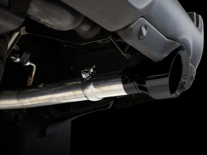 AWE Tuning 19-21 RAM 1500 5.7L (w/Cutouts) 0FG Dual Rear Exit Cat-Back Exhaust - Diamond Black Tips 3015-33006 3015-33006 Photo - Mounted