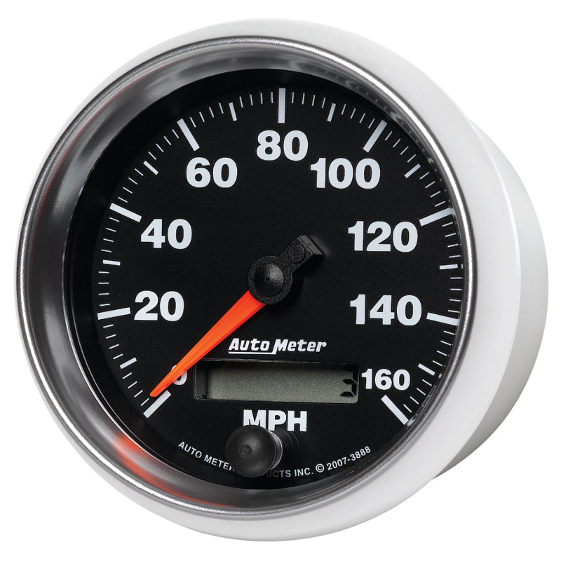 Autometer GS 3-3/8 inch 160 MPH In Dash Speedometer Gauge 3888 3888 User 2
