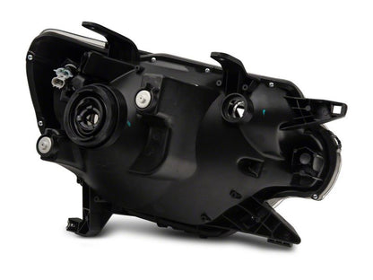 Raxiom 12-15 Toyota Tacoma Axial Series Headlights w/ LED Bar- Blk Housing (Clear Lens) TT21847 TT21847 Photo - Close Up