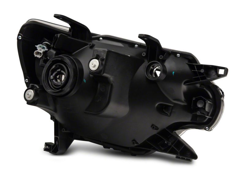Raxiom 12-15 Toyota Tacoma Axial Series Headlights w/ LED Bar- Blk Housing (Clear Lens) TT21847 TT21847 Photo - Close Up