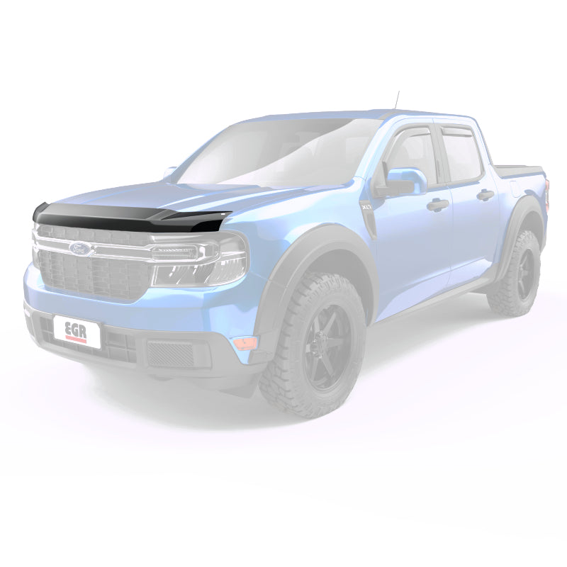 EGR 22-23 Ford Maverick Lariat XL XLT SuperGuard Hood Guard - Matte Black 303595 303595 Photo - Mounted