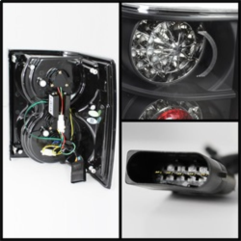 Spyder Land Rover Range Rover HSE 03-05 LED Tail Lights Black ALT-YD-LRRRH03-LED-BK 5070111 5070111 Photo - Unmounted