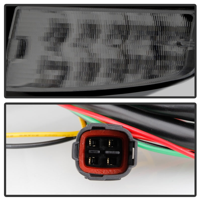 Spyder 08-14 Subara Impreza WRX Hatchback LED Tail Lights Seq Signal Blk Smoke ALT-YD-SI085D-SEQ-BSM 5086747 5086747 Photo - Unmounted