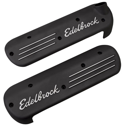 Edelbrock Coil Cover Gm Gen 3 Ls1; Black Coated 41183 Photo - out of package