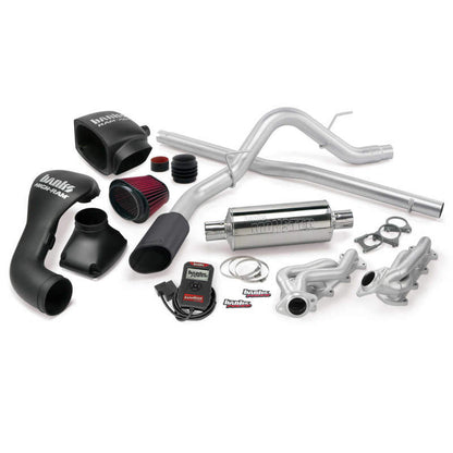 Banks Power 04-08 Ford 5.4L F-150 CCSB PowerPack System - SS Single Exhaust w/ Black Tip 48535-B 48535-B Photo - Primary