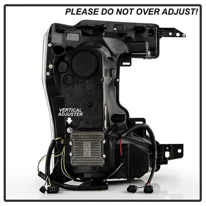 SPYDER Apex 20-22 Ford F250/F350 (Halogen) High-Power LED Headlights - Black PRO-YD-FS20HALAP-SEQ-BK 5088635 5088635 Photo - Unmounted