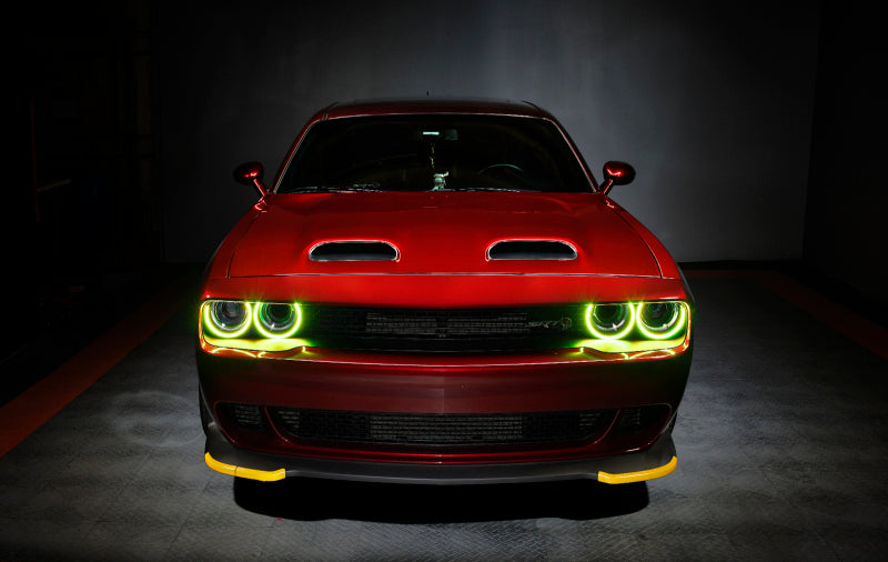 ORACLE Lighting Oracle 15-21 Dodge Challenger Dynamic Surface Mount Headlight Halo Kit - ColorSHIFT - Dynamic 3990-332 3990-332 User 7